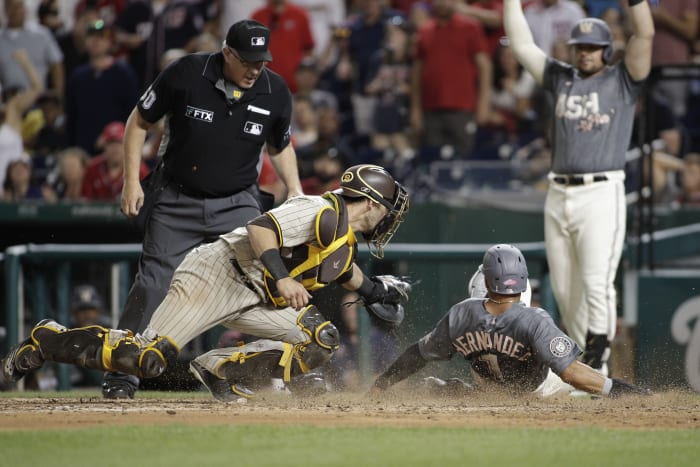 Cronenworth hits for cycle, Padres rout Nationals 24-8 - WTOP News