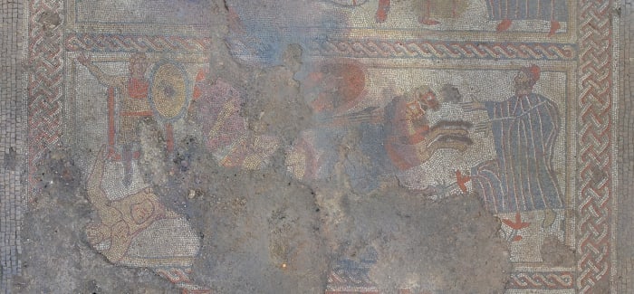 richard iii archaeologists strike again with roman mosaic