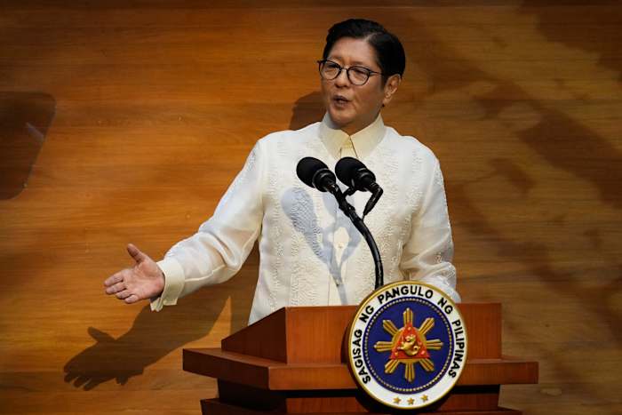 Philippine president slams China in veiled rebuke in his state of the nation speech
