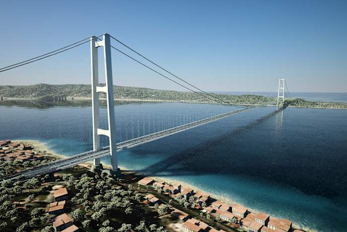 Thousands march against plan to build massive bridge linking Sicily to Italy's mainland