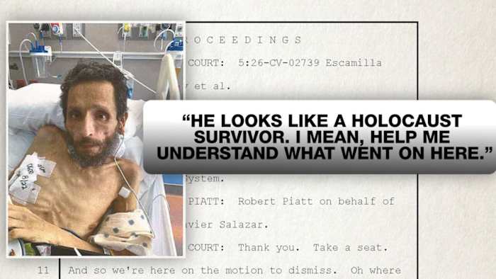 ‘He looks like a Holocaust survivor’: Federal judge questions treatment of Bexar County Jail inmate who lost leg