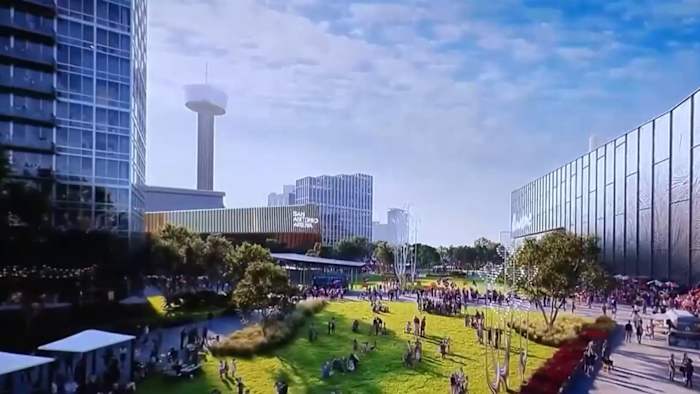 Why hasn't San Antonio started arena negotiations with the Spurs yet?