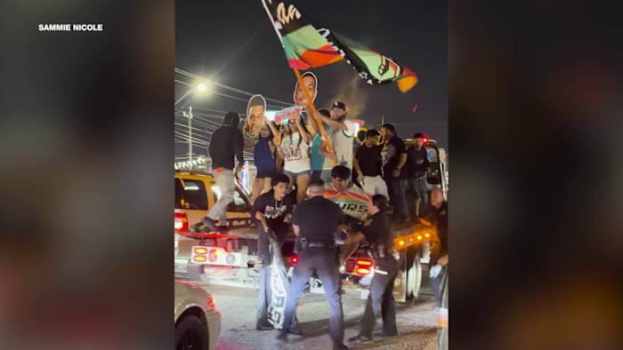 Spurs thank fans, urge respectful celebration as team's season continues