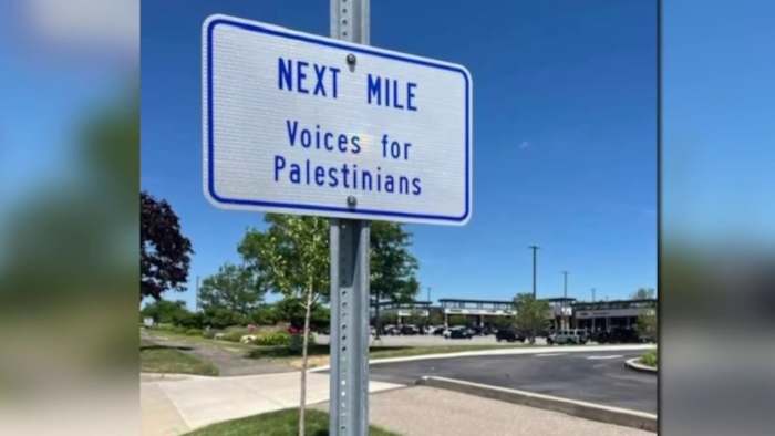 Road Commission for Oakland County pulls ‘Voices for Palestinians' signs near Temple Israel, launches review