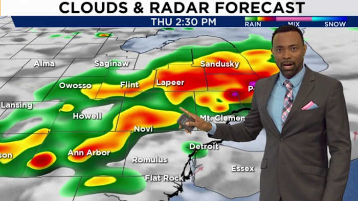 Strong storms possible Thursday in Metro Detroit before quieter weekend