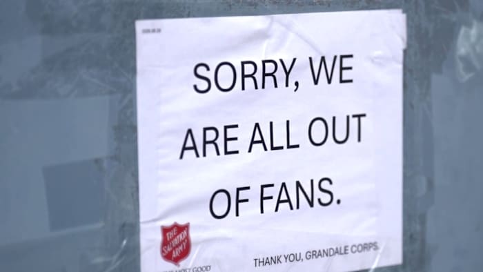 Detroit Salvation Army runs out of free fans as extreme heat drives gigh demand