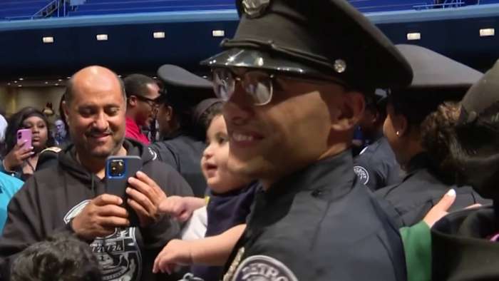 42 new Detroit police officers graduate, including recruit honoring fallen brother