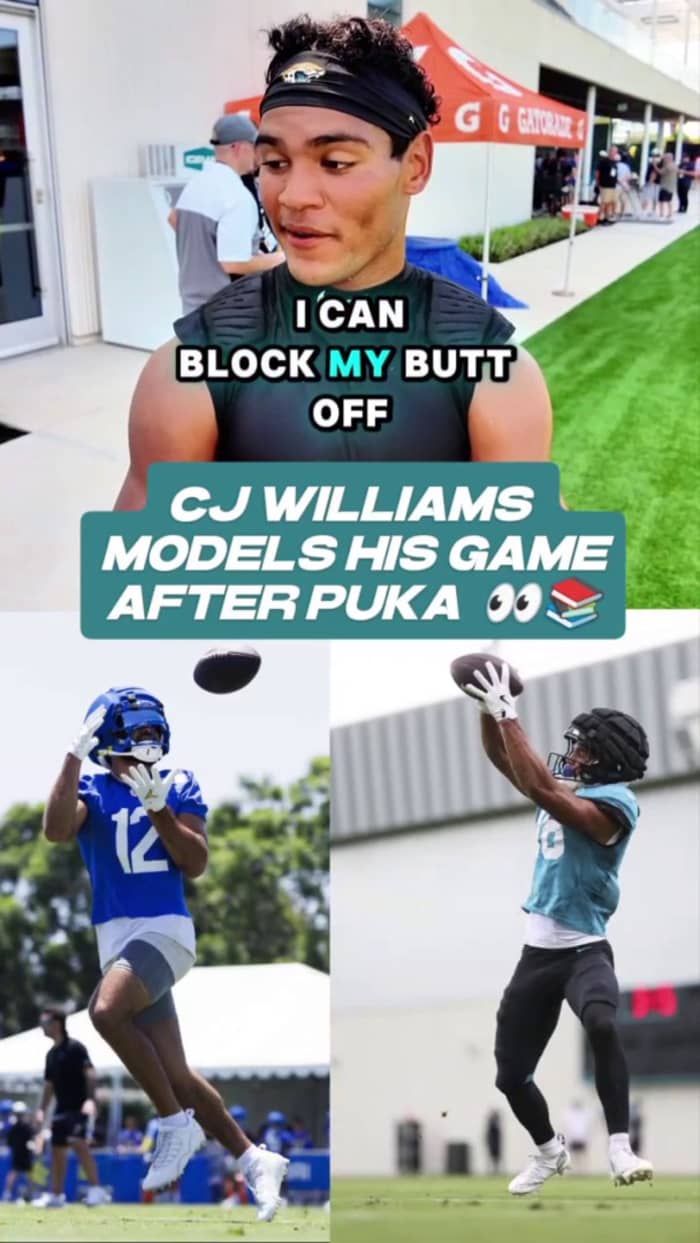 Jaguars rookie CJ Williams says he likes to model his game after Rams ...