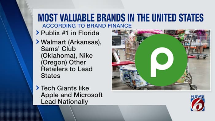 Publix is Florida’s most valuable brand — here’s where it ranks nationally
