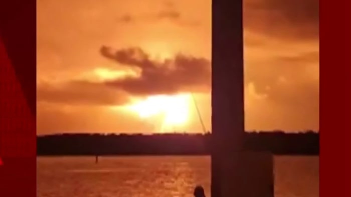 WATCH: Blue Origin rocket explodes along Central Florida's coast