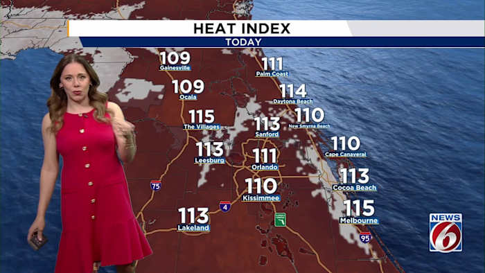 Heat advisory issued as storm chances ramp up across Central Florida.  Here’s the latest