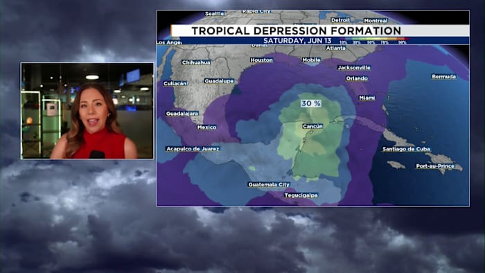Chances growing for June tropical development in the Gulf. Here's the latest