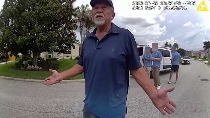Video shows HOA vice president accused of ramming sales van in Plantation at Leesburg
