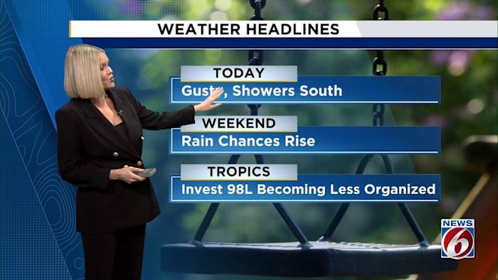 Rain chances climb across Central Florida heading into the weekend