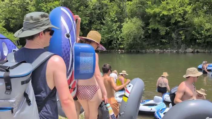‘Floatilla to Star Hilla' sees dozens of people flock to the Roanoke River