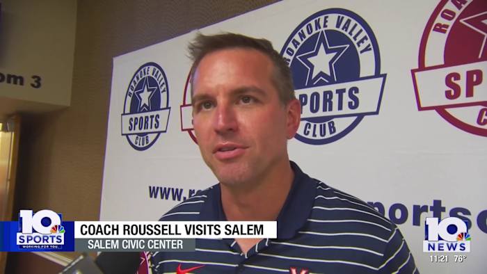 UVA's Roussell visits Roanoke Valley Sports Club