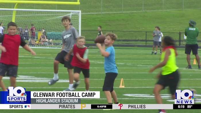 Glenvar football camp delivers smiles, skill development