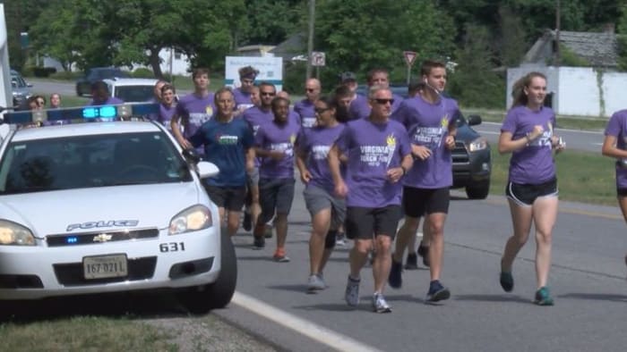 Special Olympics Law Enforcement Torch Run passes through Danville