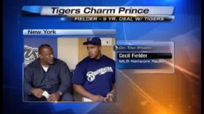 Cecil Fielder shocked by son's decision to sign with Detroit