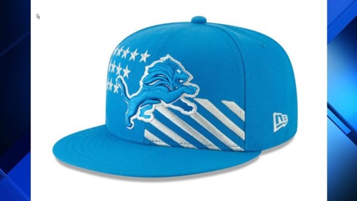 Detroit Lions Draft Day on-stage cap pays homage to the Motor City