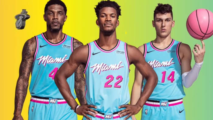 Miami Heat blue 'ViceWave' jerseys unveiled by players