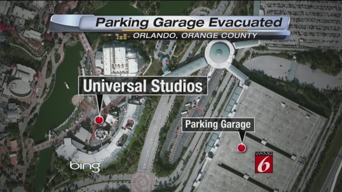 WATCH: Fight forced evacuation of parking garage at Universal Studios,  Orlando police say