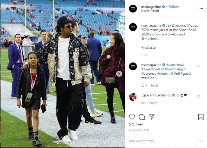 See Blue Ivy Carter at the 2023 Super Bowl