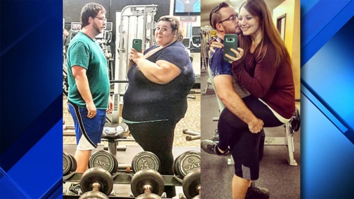 Couple loses 400 pounds in inspirational weight loss journey