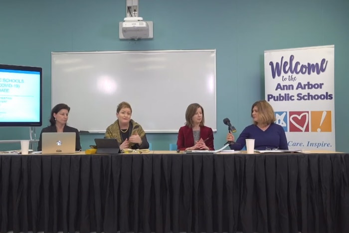 Ann Arbor Public Schools officials discuss closures in filmed update