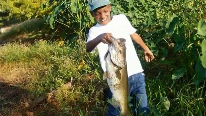 Florida boy catches personal best bass in adorable viral video