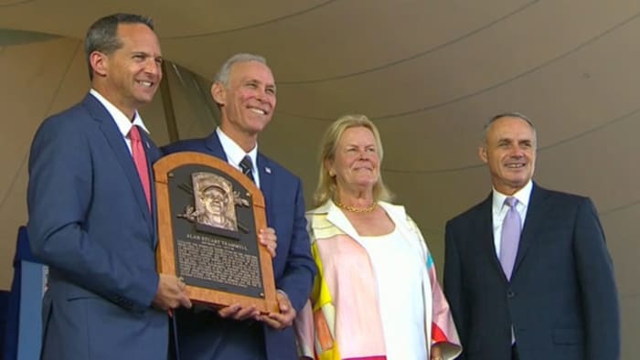 Alan Trammell inducted into Baseball HOF