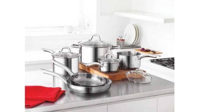 Martha Stewart Chef Set, Stainless Steel, 8 Inch