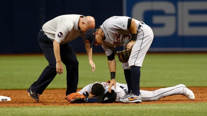 Jose Iglesias and Ian Kinsler, Detroit Tigers shortstop and second