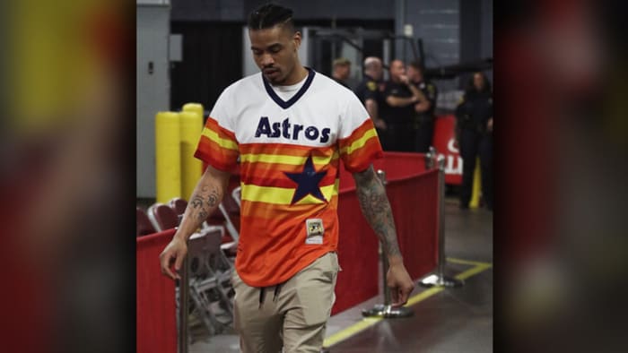 Rockets fan favorite Gerald Green reps Astros with sweet throwback jersey