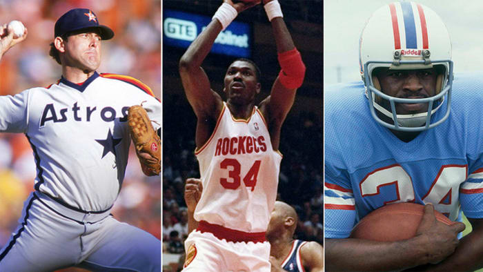 Houston Astros Ryan Houston Rockets Olajuwon Houston Oilers