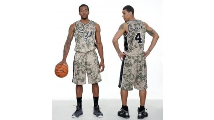 San Antonio Spurs Camo Uniforms Are Perfect Way to Honor US