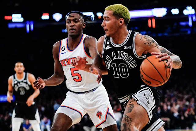 Spurs' forward Jeremy Sochan named to NBA All-Rookie team