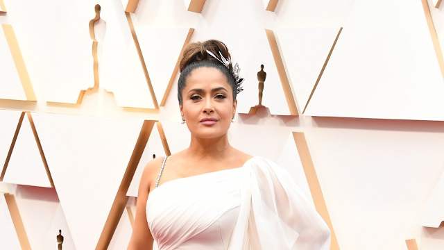 salma hayek white dress The gorgeous in a feathered gown at Cannes Film Festival over the weekend | Good Housekeeping Salma Hayek consistently demonstrates how