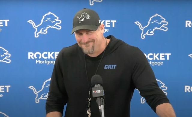 Dan Campbell was in middle of interview when Detroit Lions trade news broke. Here's what he said