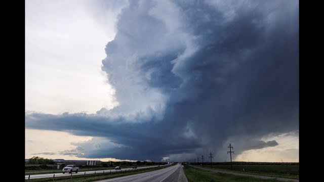 トップス Julius tornado cut and saw Two tornadoes touch down east of Chugwater Wyoming - 6/23
