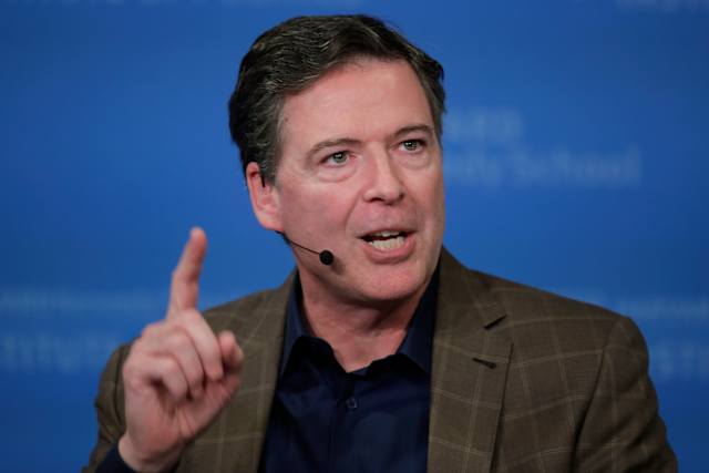 Ex-FBI Director James Comey charged with making false statement,  obstruction, AP source says