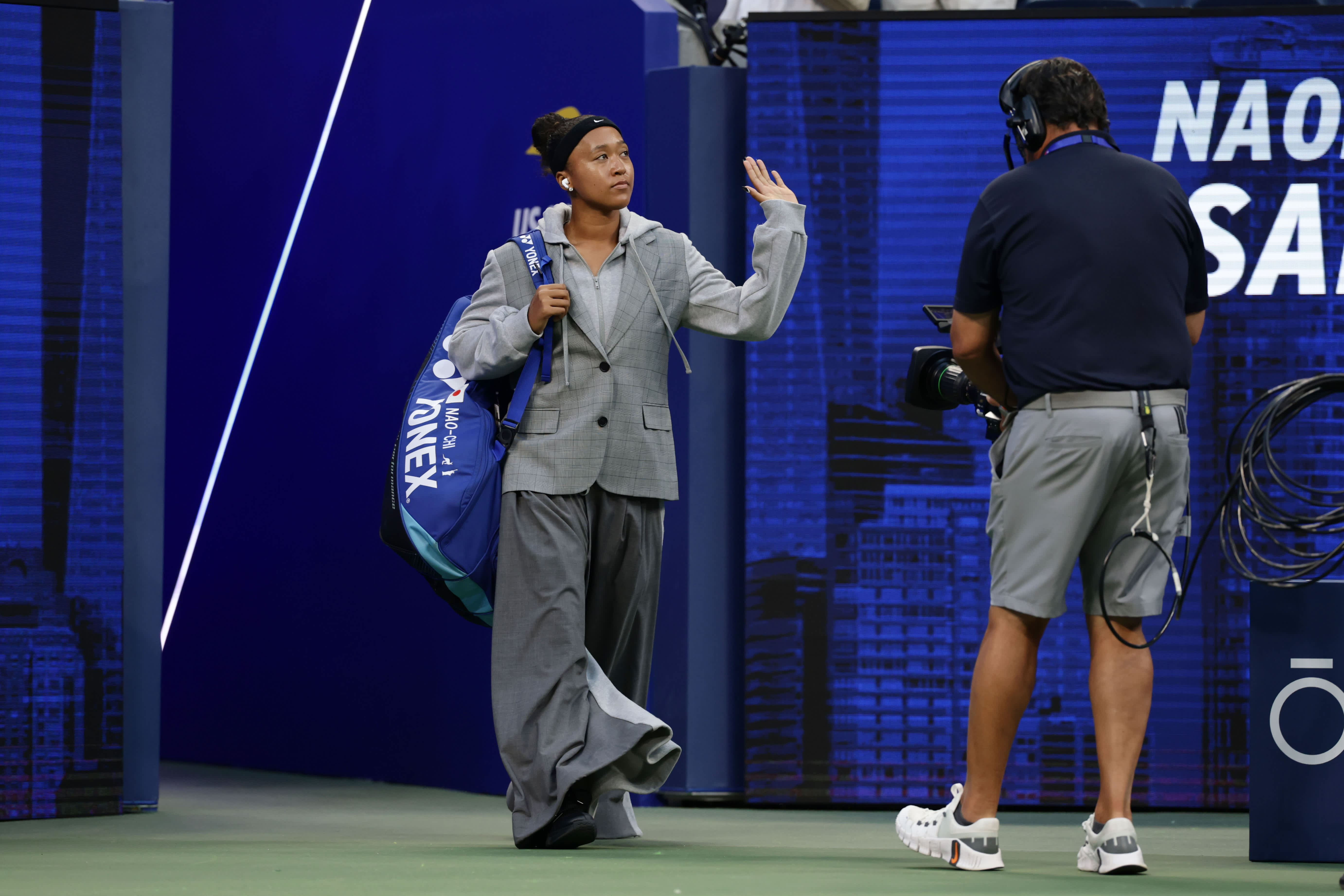 Naomi Osaka exits U.S. Open, but not before displaying one more 'swaggy' fashion ensemble