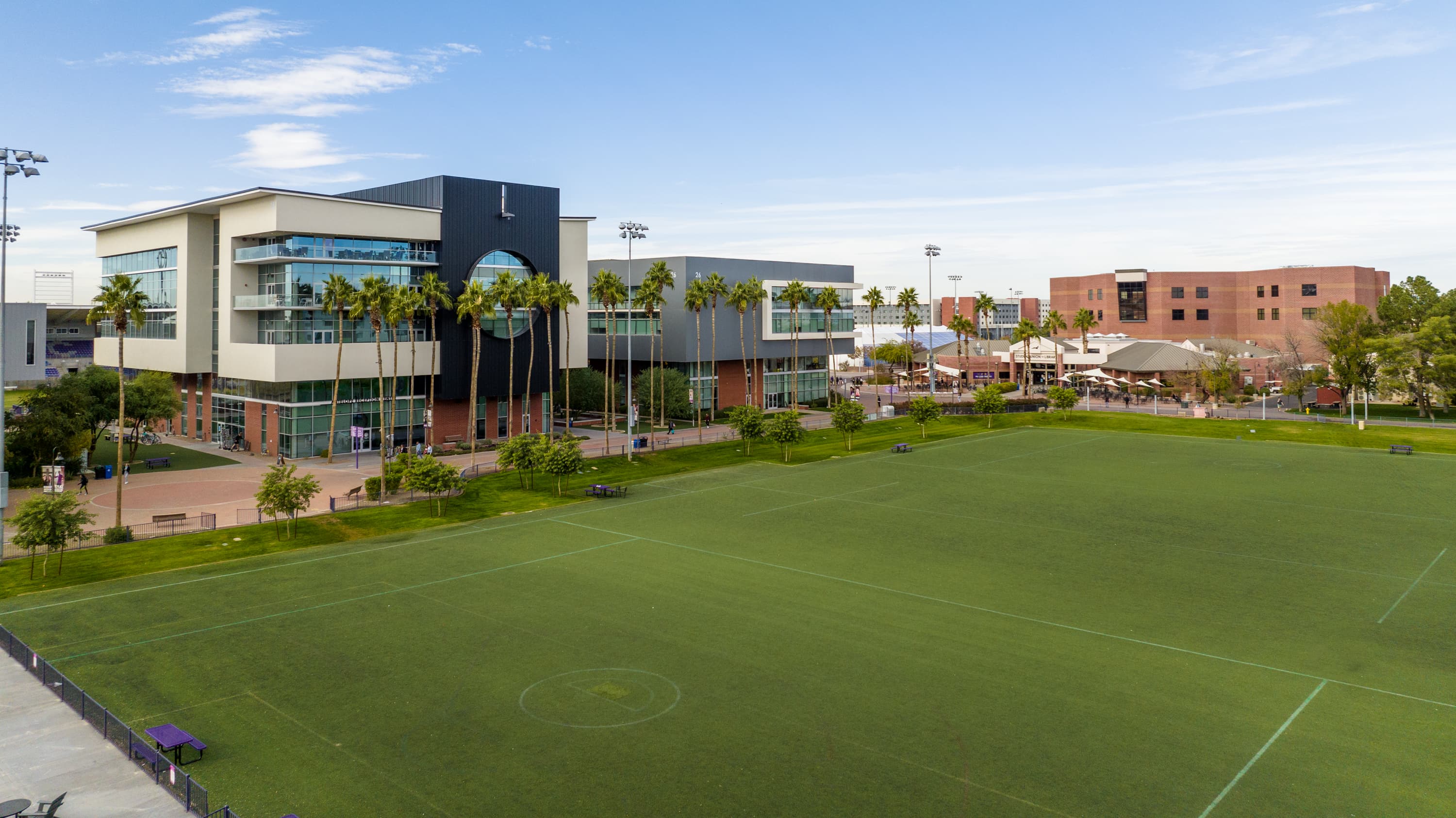 aerial picture of GCU's campus