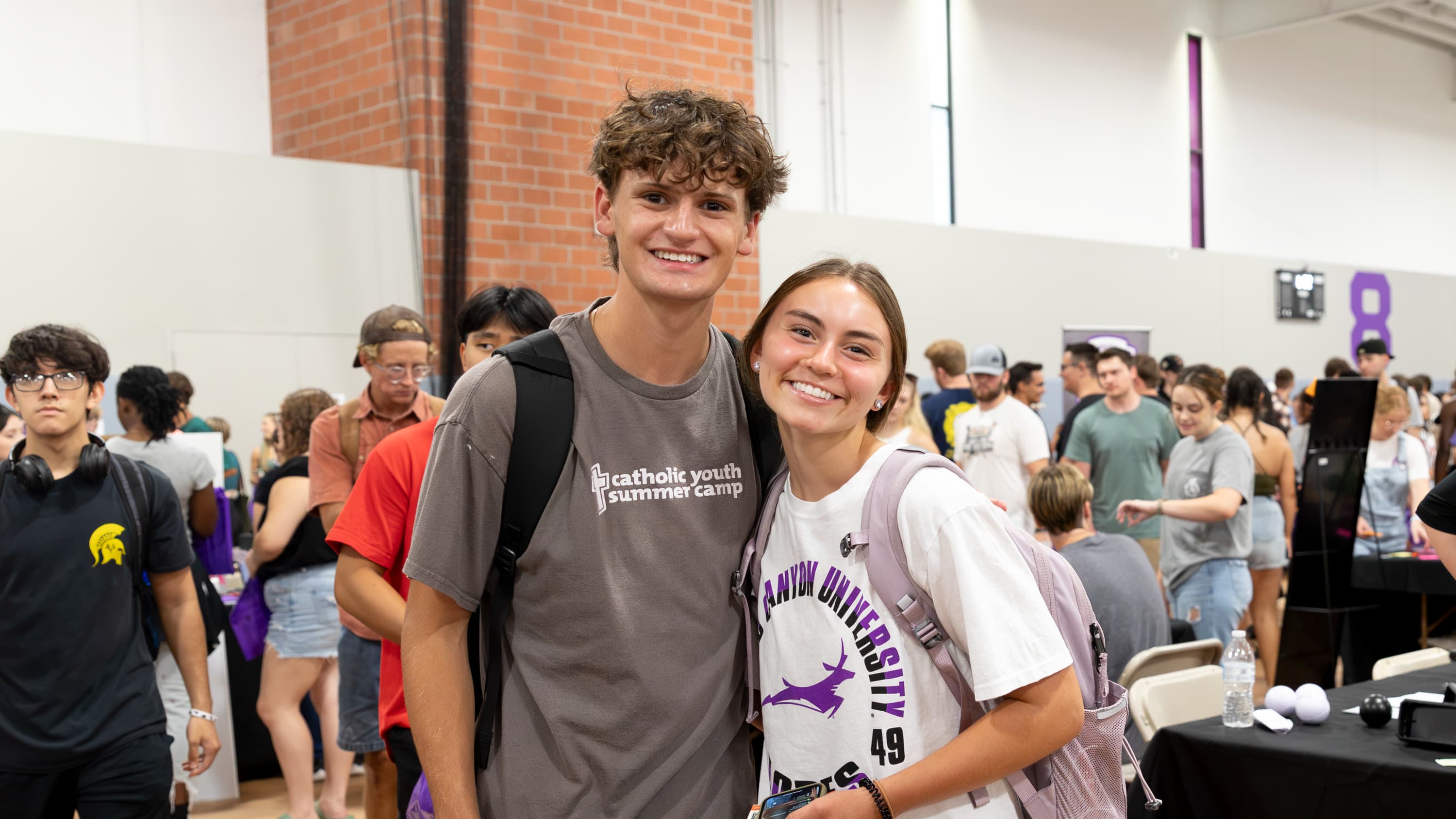 Students at GCU club and community fair
