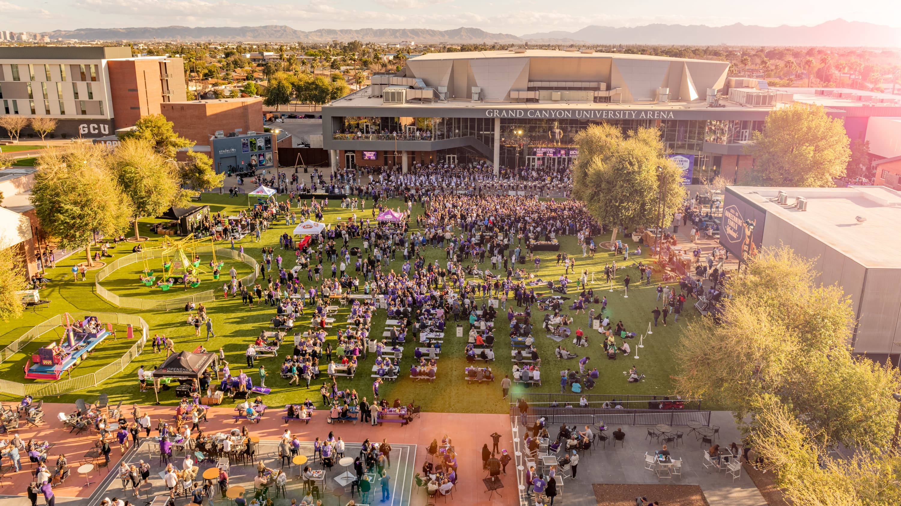 Homecoming Week on the Arena field