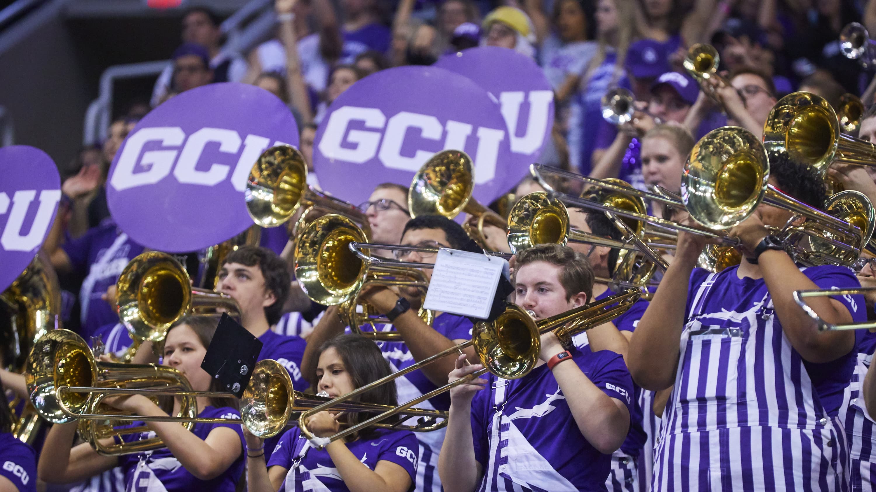 GCU Band performing at game