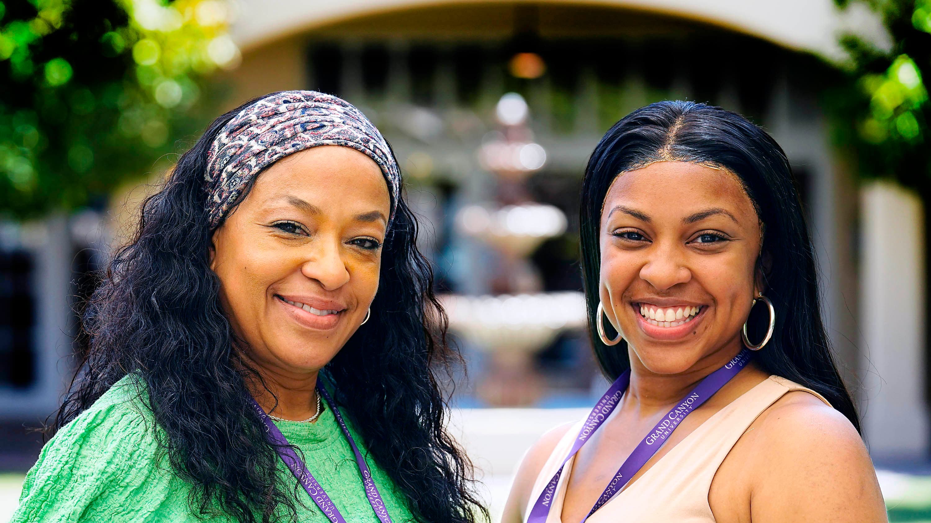 Mother and daughter, Regina Jacobs and Brittnae Jacobs, are completing their residency together through GCU’s College of Doctoral Studies