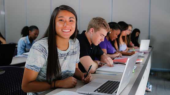 Students in a classroom setting