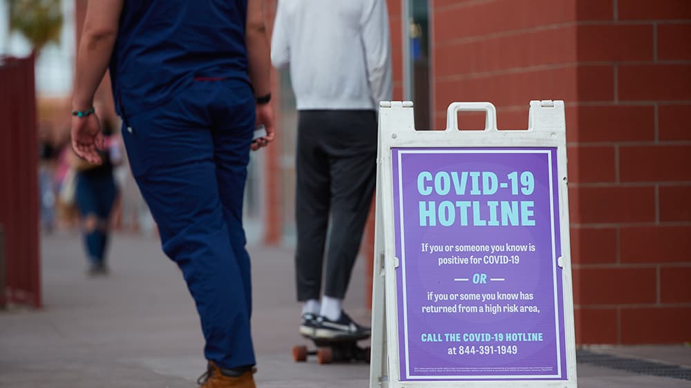 COVID-19 updates on campus