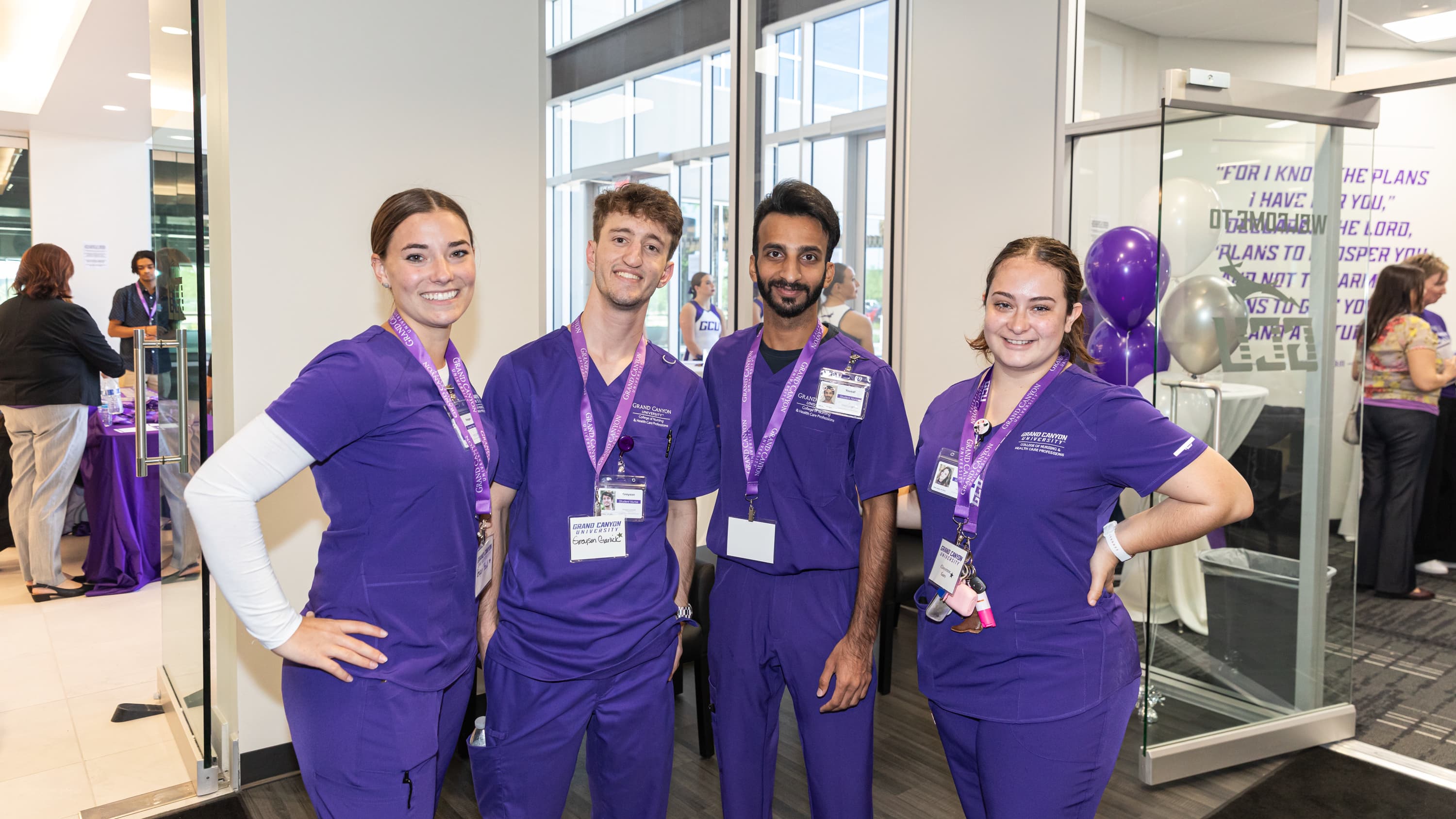 Group of nursing students 